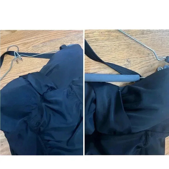 Boden Black Ruched Halter One Piece Bathing Suit - Picture 3 of 4